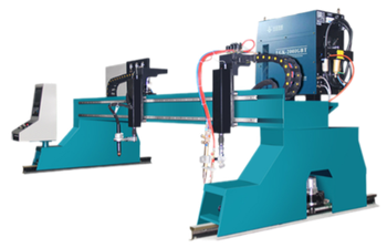 Портальный станок плазменной резки с ЧПУ, Источник Huayuan LGK-400IGBT